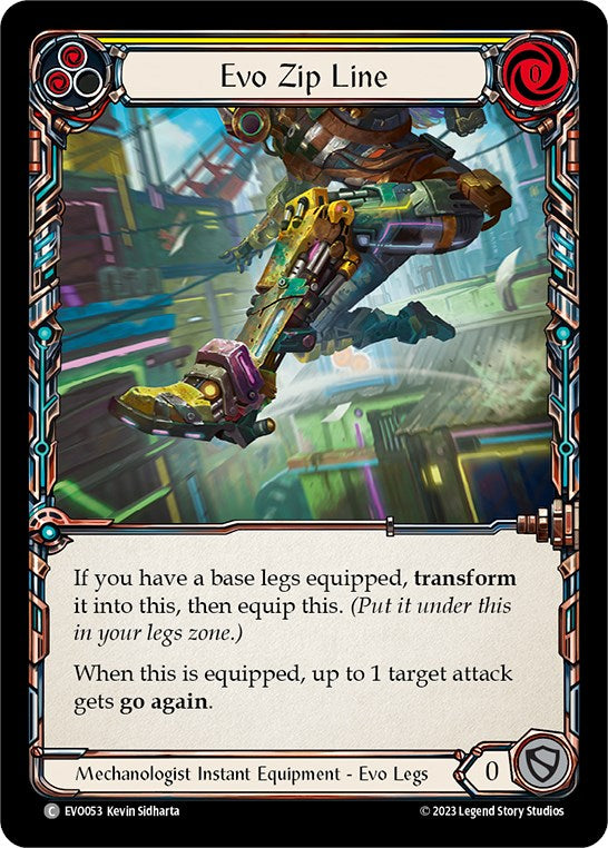Evo Zip Line [EVO053] (Bright Lights)  Cold Foil | Gam3 Escape