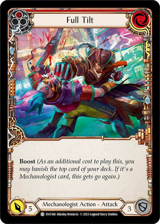 Full Tilt (Red) [EVO168] (Bright Lights)  Rainbow Foil | Gam3 Escape