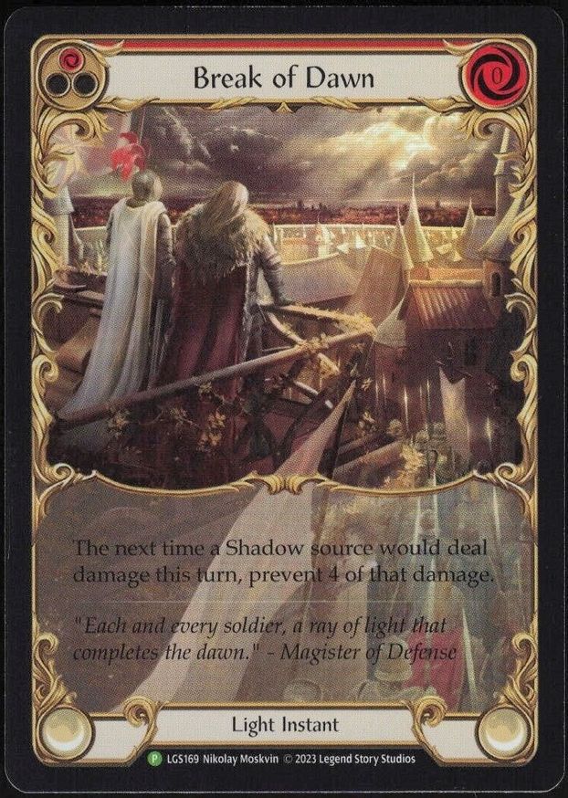 Break of Dawn (Red) [LGS169] (Promo)  Rainbow Foil | Gam3 Escape