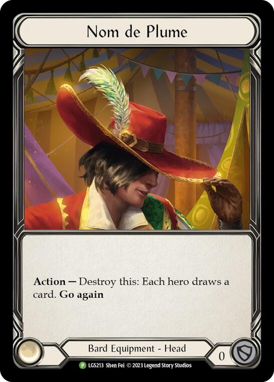 Nom de Plume [LGS213] (Promo)  Rainbow Foil | Gam3 Escape