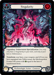 Singularity // Teklovossen, the Mechropotent (Cold Foil Marvel) [EVO010] (Bright Lights)  Cold Foil | Gam3 Escape