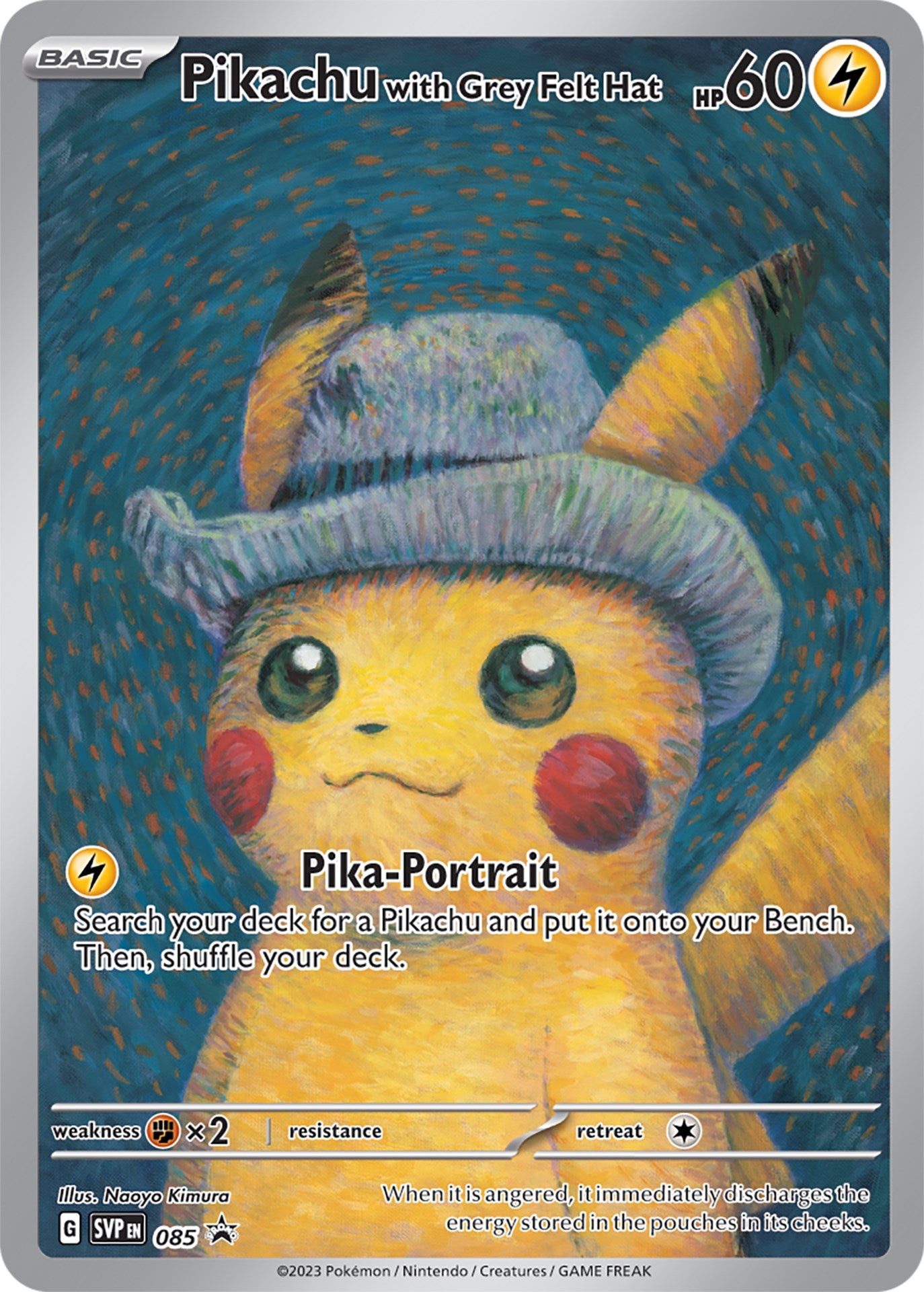 Pikachu with Grey Felt Hat (085) [Scarlet & Violet: Black Star Promos] | Gam3 Escape