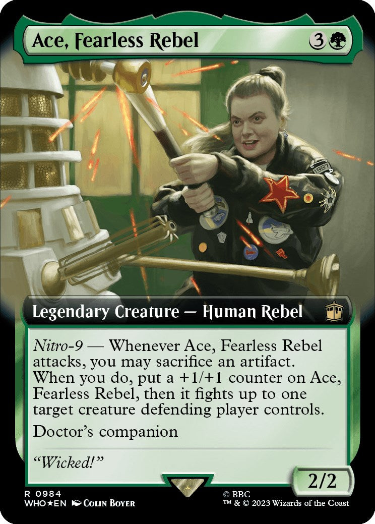 Ace, Fearless Rebel (Extended Art) (Surge Foil) [Doctor Who] | Gam3 Escape