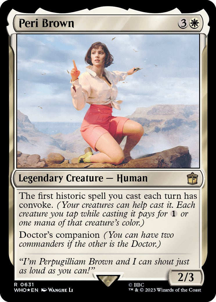 Peri Brown (Surge Foil) [Doctor Who] | Gam3 Escape