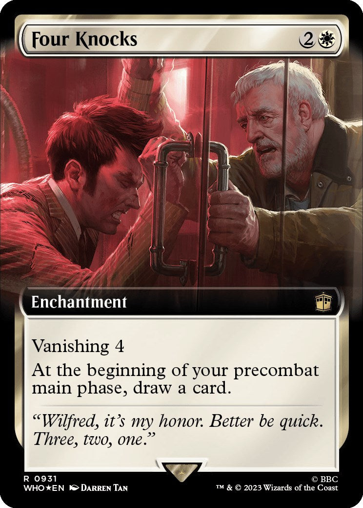 Four Knocks (Extended Art) (Surge Foil) [Doctor Who] | Gam3 Escape