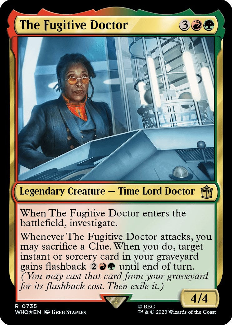 The Fugitive Doctor (Surge Foil) [Doctor Who] | Gam3 Escape