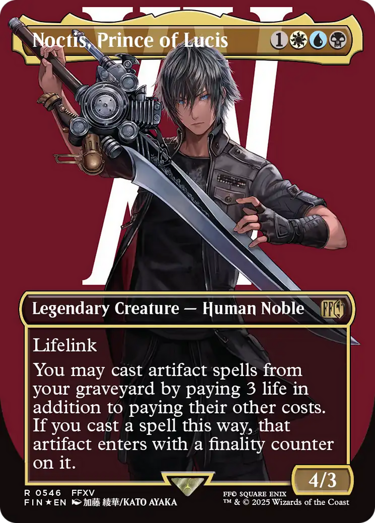 Noctis, Prince of Lucis (Borderless) (Surge Foil) [FINAL FANTASY] | Gam3 Escape