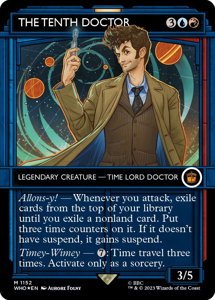 The Tenth Doctor (Showcase) (Surge Foil) [Doctor Who] | Gam3 Escape