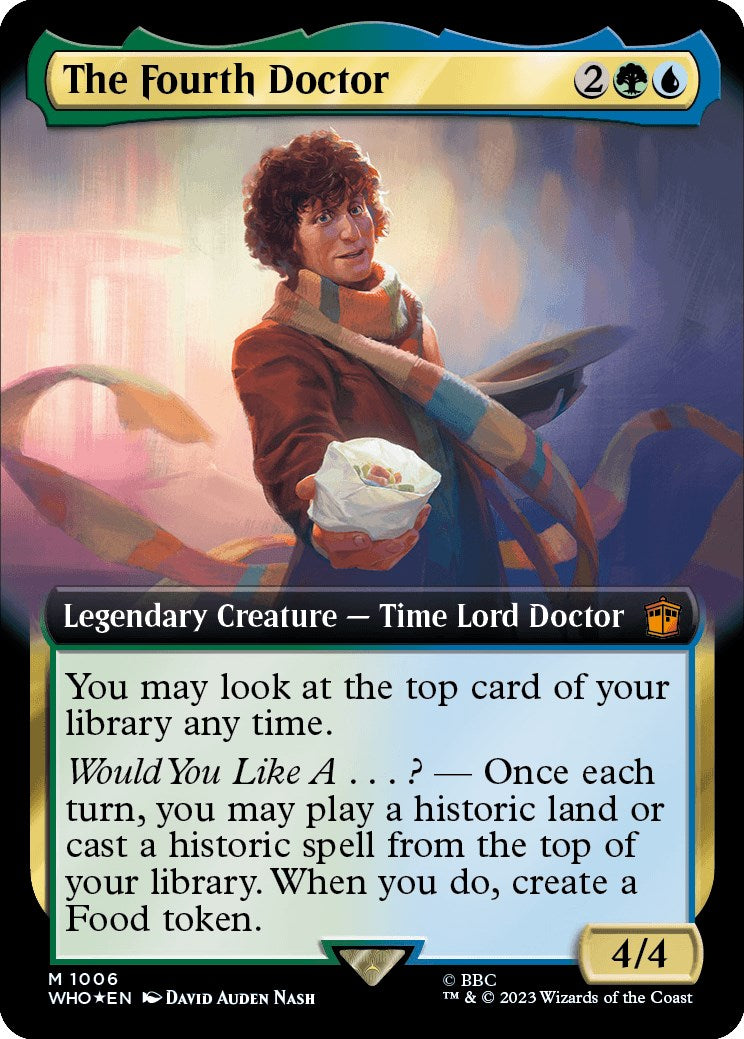 The Fourth Doctor (Extended Art) (Surge Foil) [Doctor Who] | Gam3 Escape