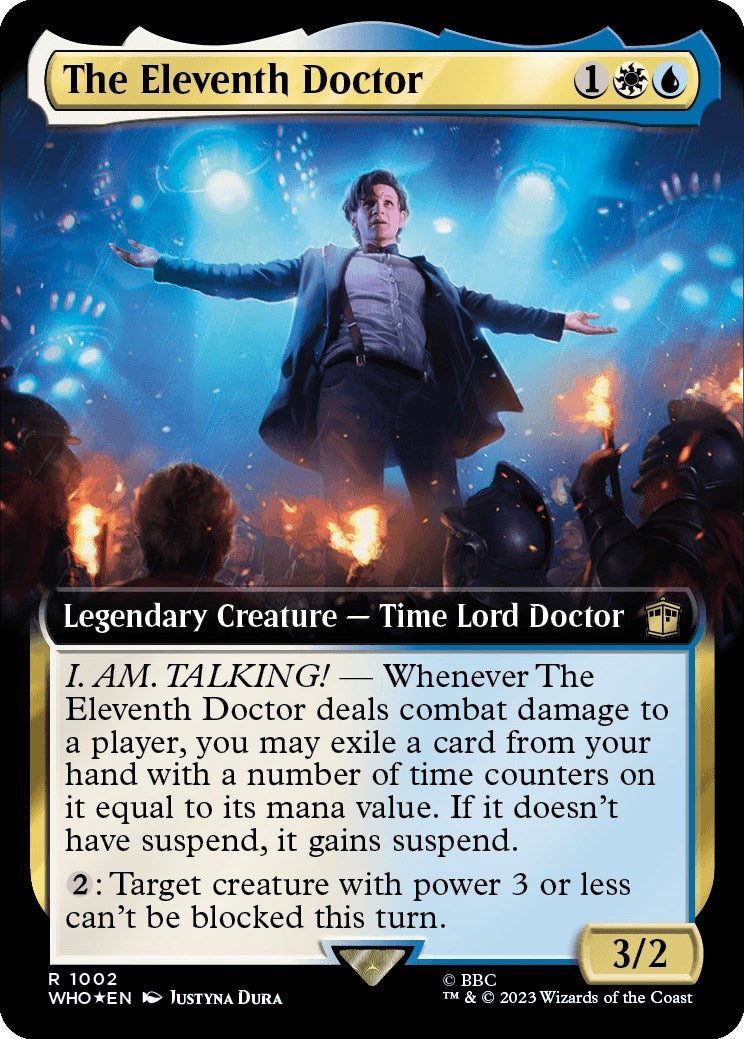 The Eleventh Doctor (Extended Art) (Surge Foil) [Doctor Who] | Gam3 Escape