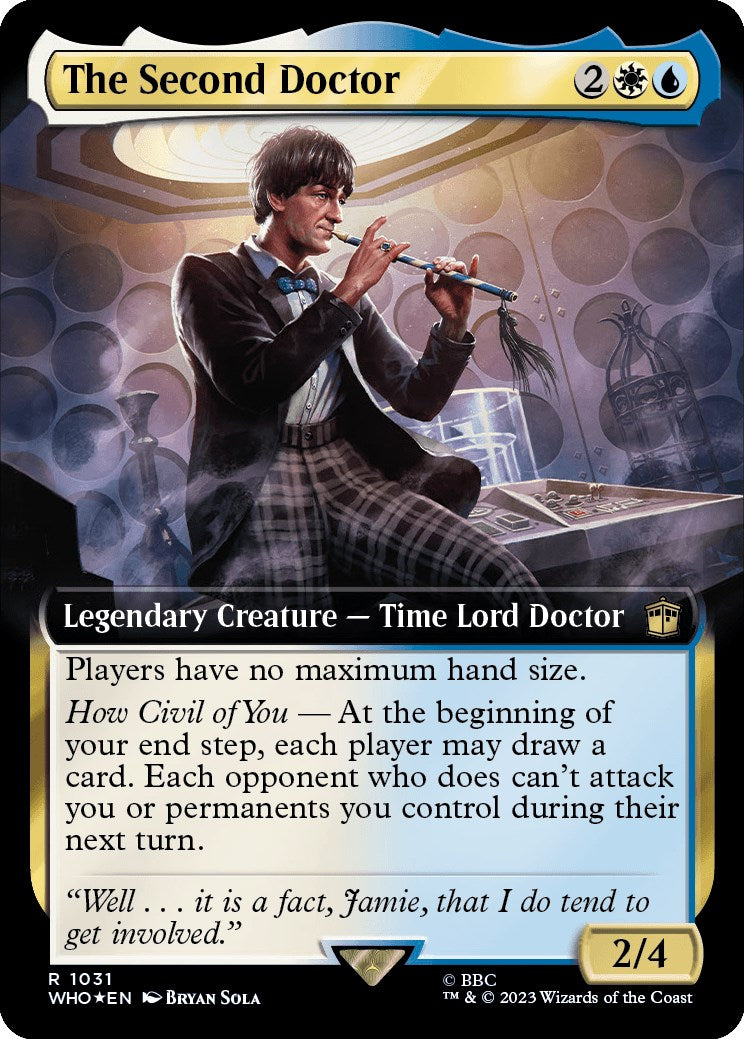 The Second Doctor (Extended Art) (Surge Foil) [Doctor Who] | Gam3 Escape