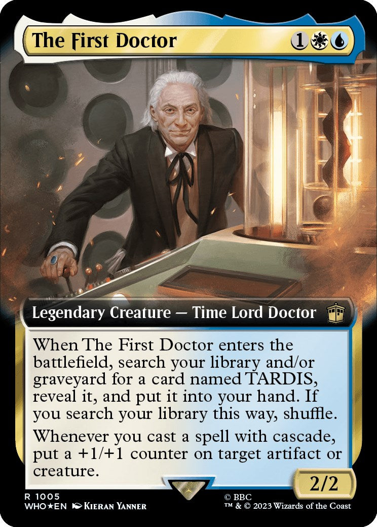 The First Doctor (Extended Art) (Surge Foil) [Doctor Who] | Gam3 Escape