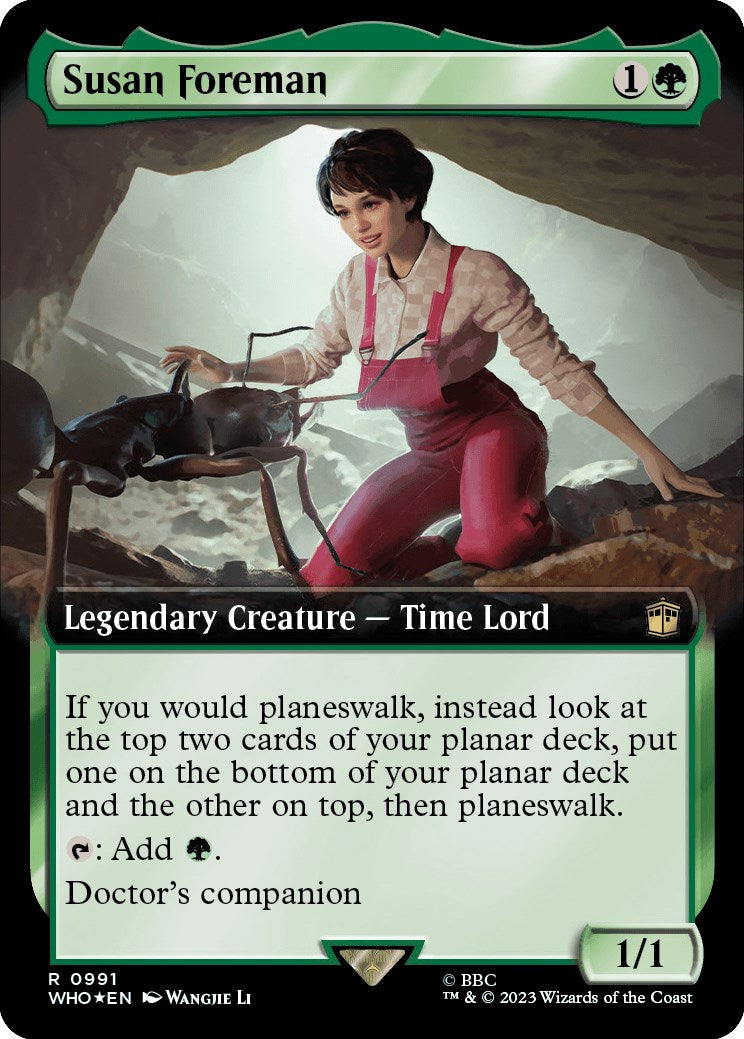Susan Foreman (Extended Art) (Surge Foil) [Doctor Who] | Gam3 Escape