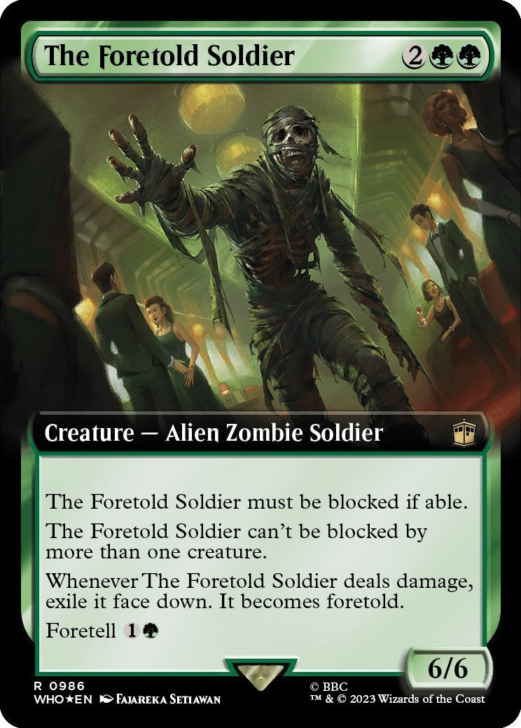 The Foretold Soldier (Extended Art) (Surge Foil) [Doctor Who] | Gam3 Escape