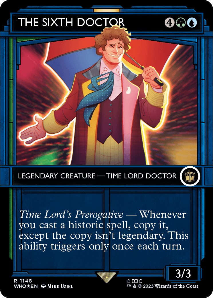 The Sixth Doctor (Showcase) (Surge Foil) [Doctor Who] | Gam3 Escape