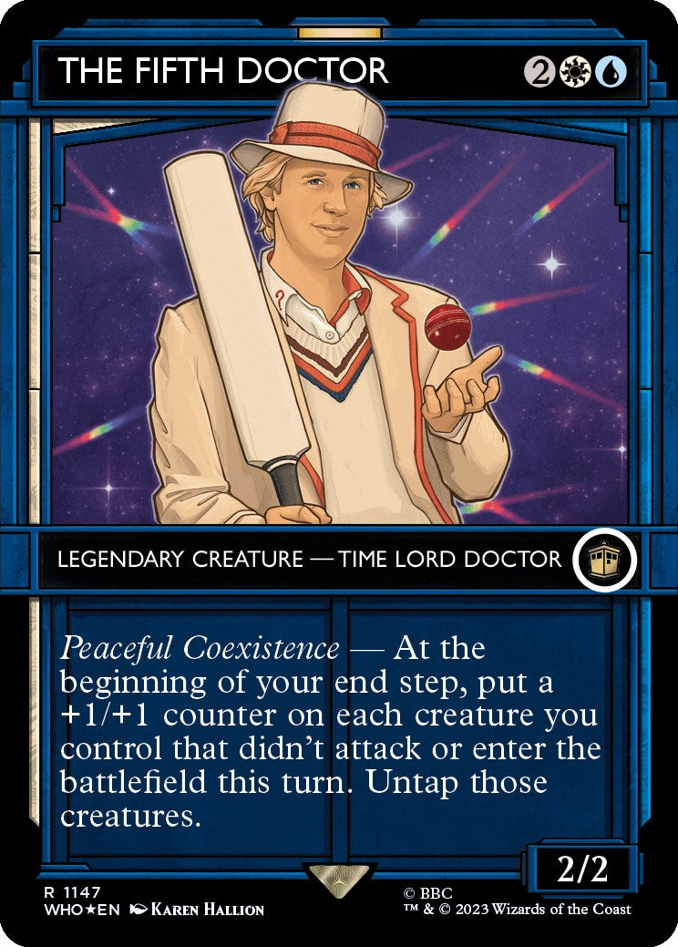 The Fifth Doctor (Showcase) (Surge Foil) [Doctor Who] | Gam3 Escape