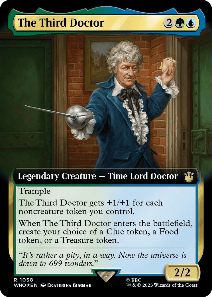 The Third Doctor (Extended Art) (Surge Foil) [Doctor Who] | Gam3 Escape