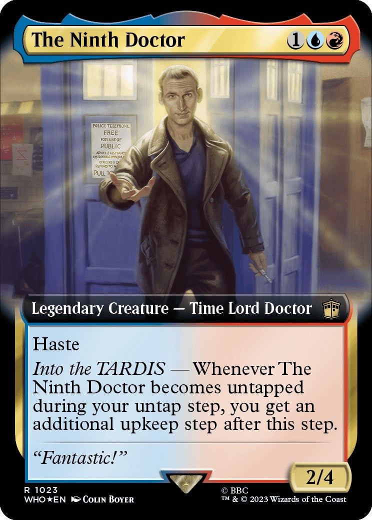 The Ninth Doctor (Extended Art) (Surge Foil) [Doctor Who] | Gam3 Escape