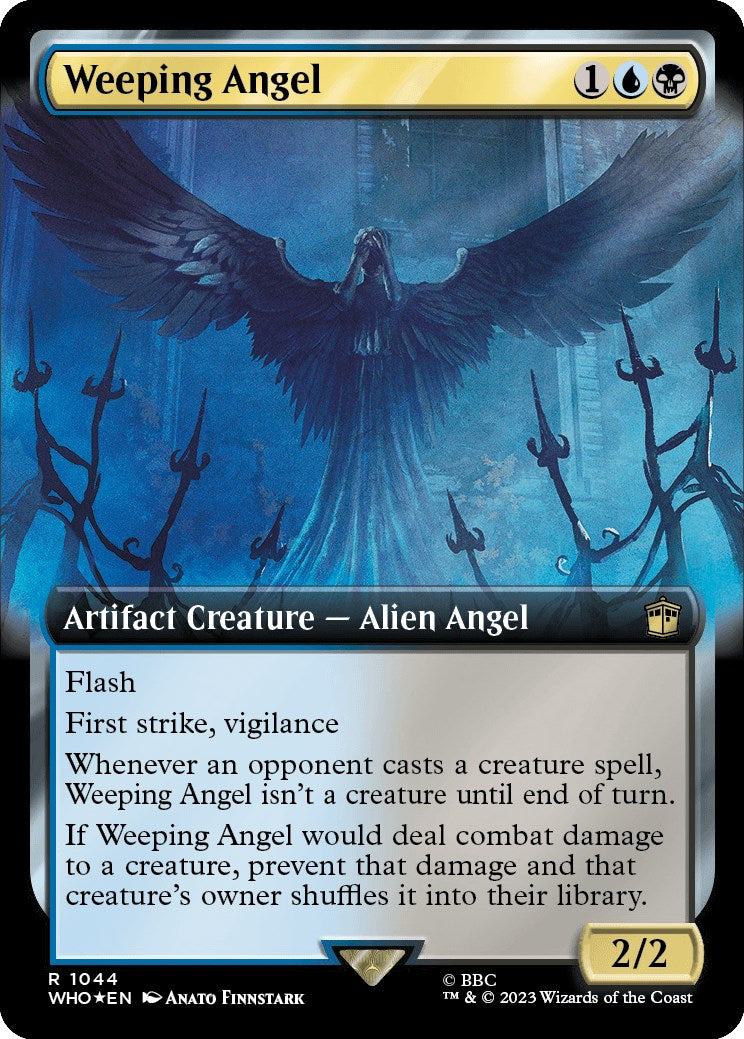 Weeping Angel (Extended Art) (Surge Foil) [Doctor Who] | Gam3 Escape