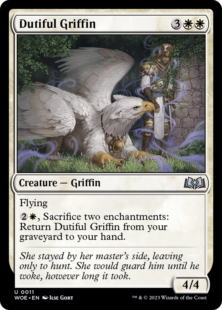 Dutiful Griffin [Wilds of Eldraine] | Gam3 Escape