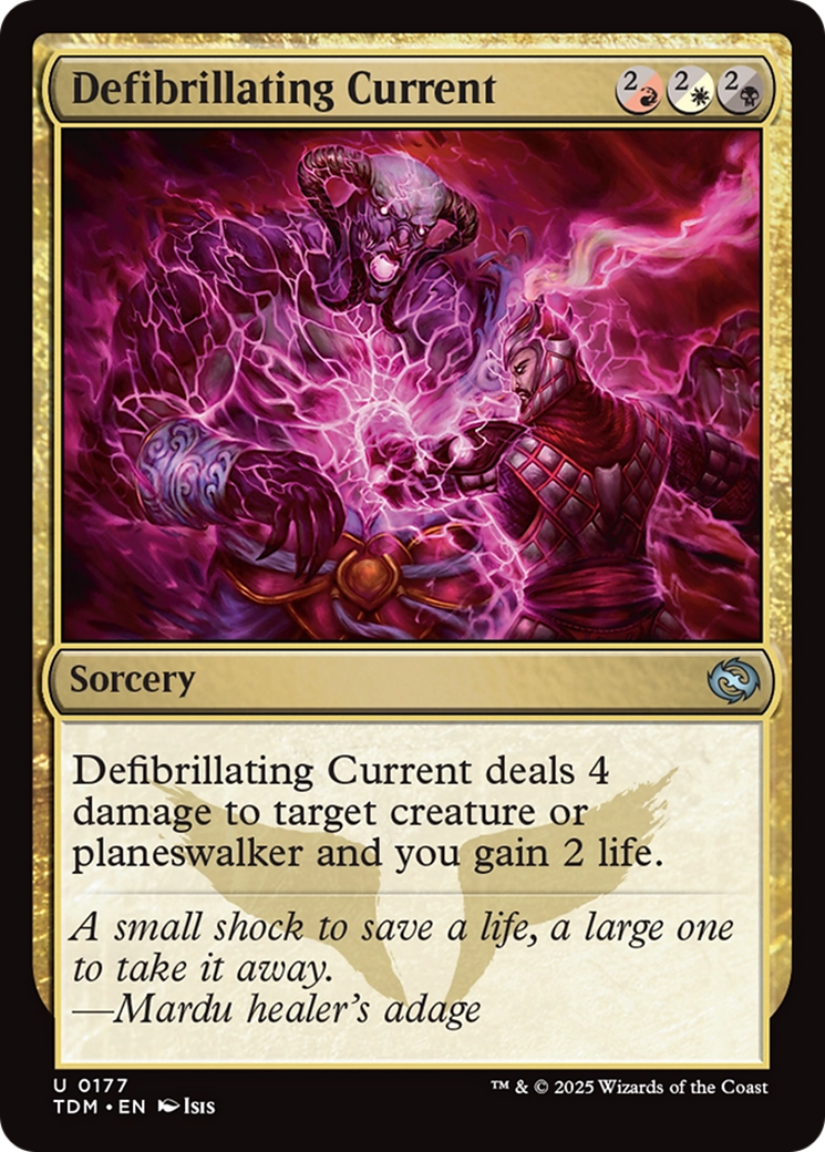 Defibrillating Current [Tarkir: Dragonstorm] | Gam3 Escape