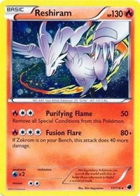 Reshiram (17/116) (Cosmos Holo) [Black & White: Plasma Freeze] | Gam3 Escape