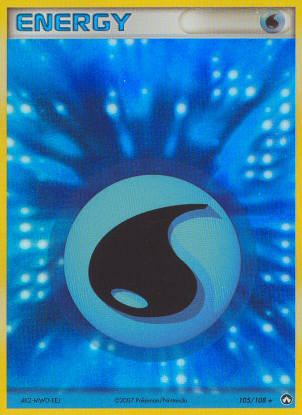 Water Energy (105/108) [EX: Power Keepers] | Gam3 Escape