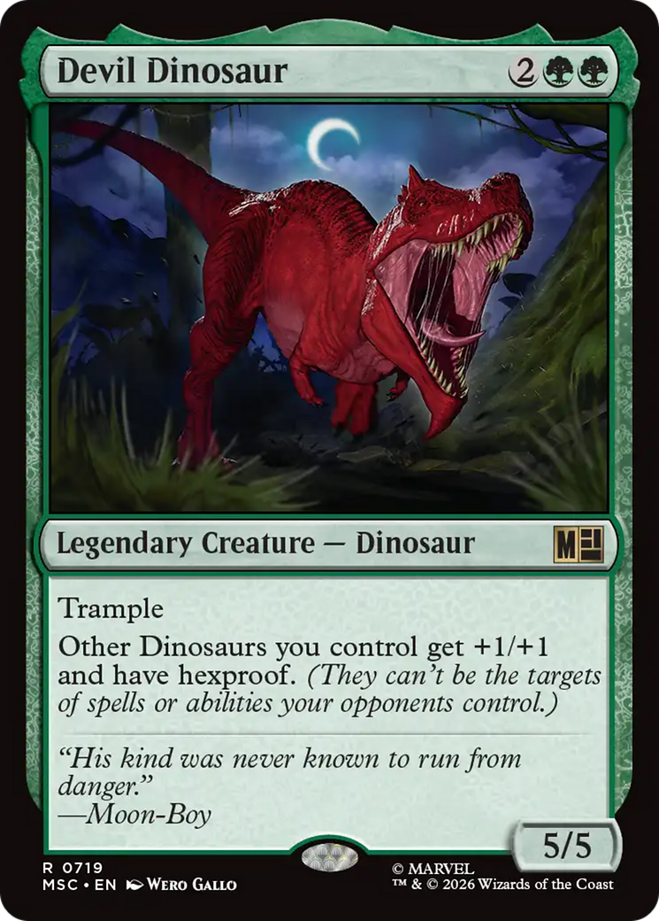 Devil Dinosaur [Marvel Super Heroes Commander] | Gam3 Escape