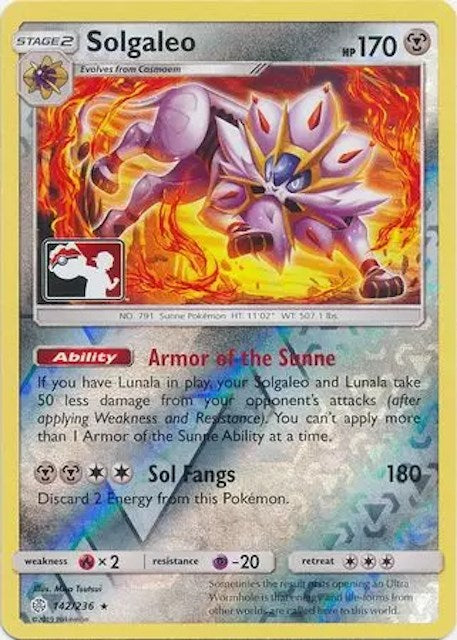 Solgaleo (142/236) [League & Championship Cards] | Gam3 Escape