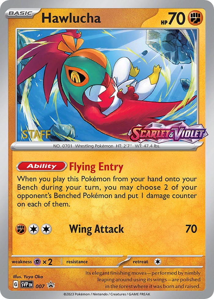 Hawlucha (007) [Staff] [Scarlet & Violet 151] | Gam3 Escape