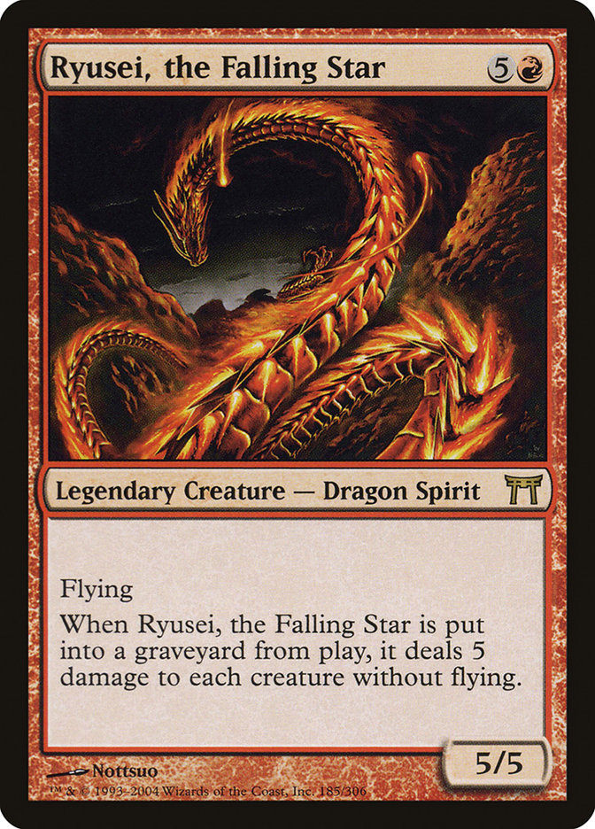 Ryusei, the Falling Star [Champions of Kamigawa] | Gam3 Escape