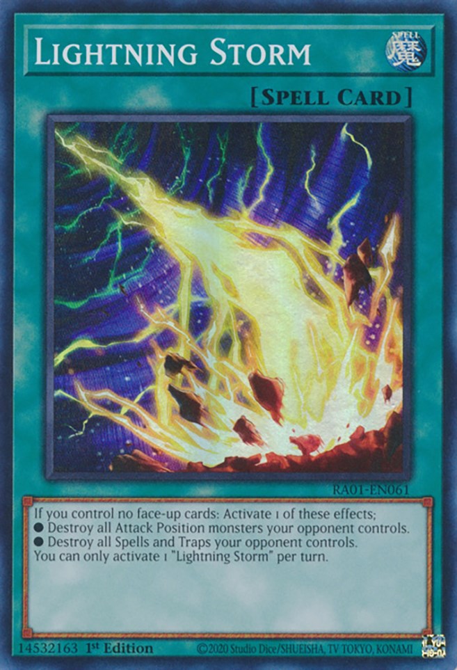 Lightning Storm [RA01-EN061] Super Rare | Gam3 Escape