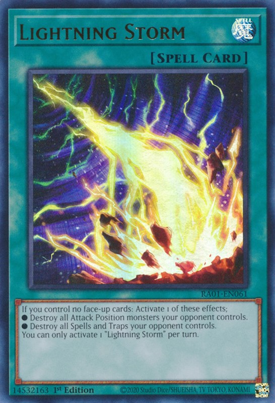 Lightning Storm [RA01-EN061] Ultra Rare | Gam3 Escape