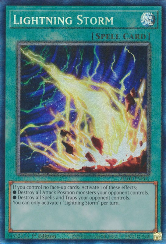 Lightning Storm [RA01-EN061] Prismatic Collector's Rare | Gam3 Escape