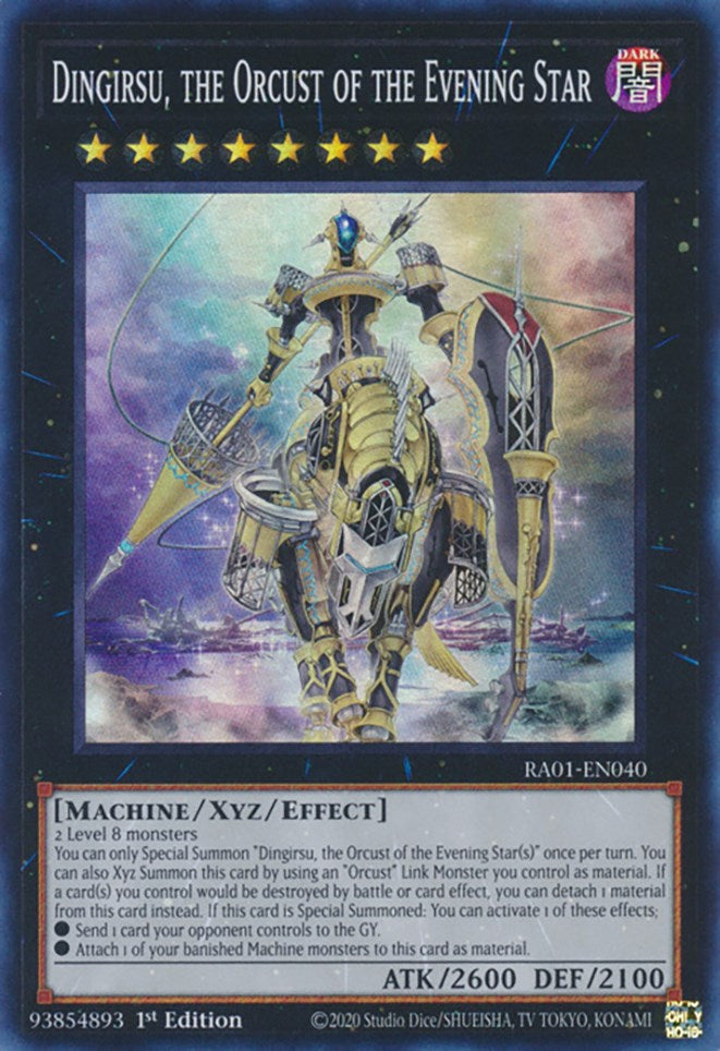 Dingirsu, the Orcust of the Evening Star [RA01-EN040] Super Rare | Gam3 Escape