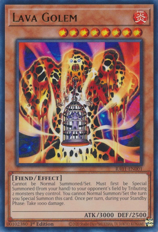 Lava Golem [RA01-EN001] Ultra Rare | Gam3 Escape