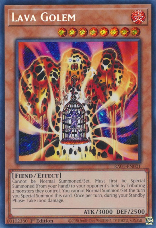 Lava Golem [RA01-EN001] Secret Rare | Gam3 Escape