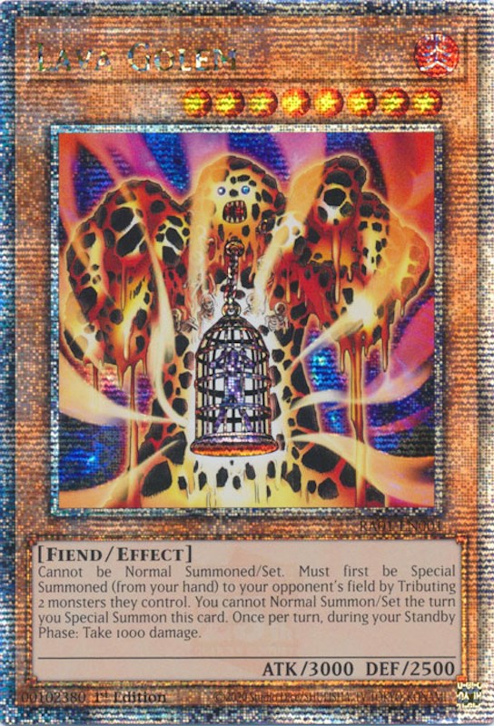 Lava Golem [RA01-EN001] Quarter Century Secret Rare | Gam3 Escape