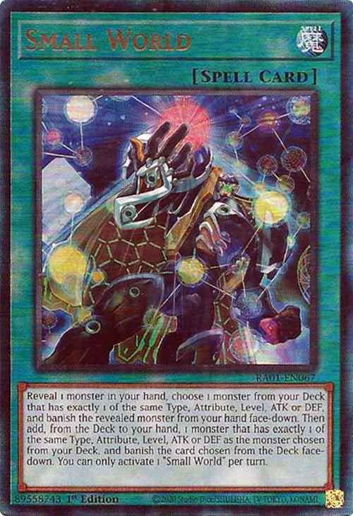 Small World [RA01-EN067] Prismatic Ultimate Rare | Gam3 Escape