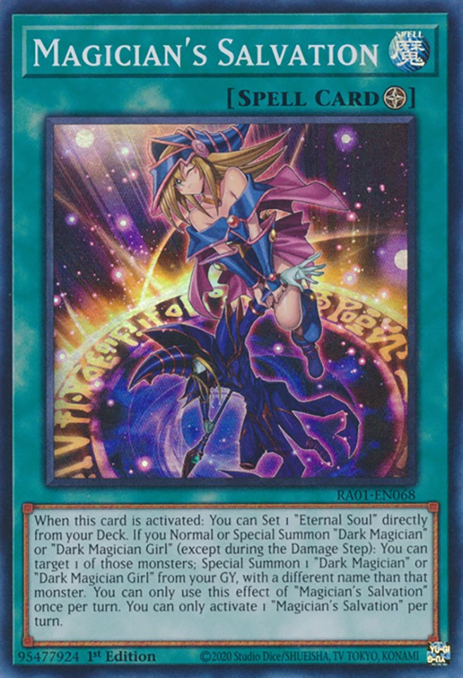 Magician's Salvation [RA01-EN068] Super Rare | Gam3 Escape