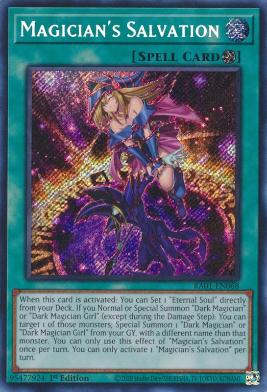 Magician's Salvation [RA01-EN068] Secret Rare | Gam3 Escape