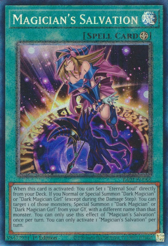 Magician's Salvation [RA01-EN068] Prismatic Collector's Rare | Gam3 Escape