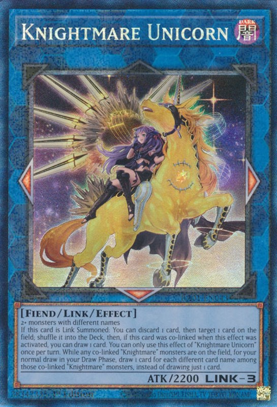 Knightmare Unicorn (Alternate Art) [RA01-EN043] Prismatic Collector's Rare | Gam3 Escape