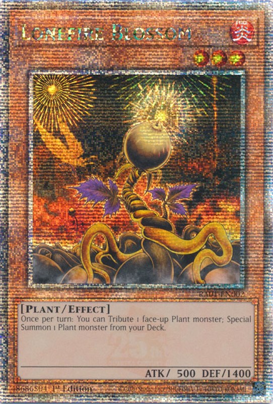 Lonefire Blossom [RA01-EN002] Quarter Century Secret Rare | Gam3 Escape