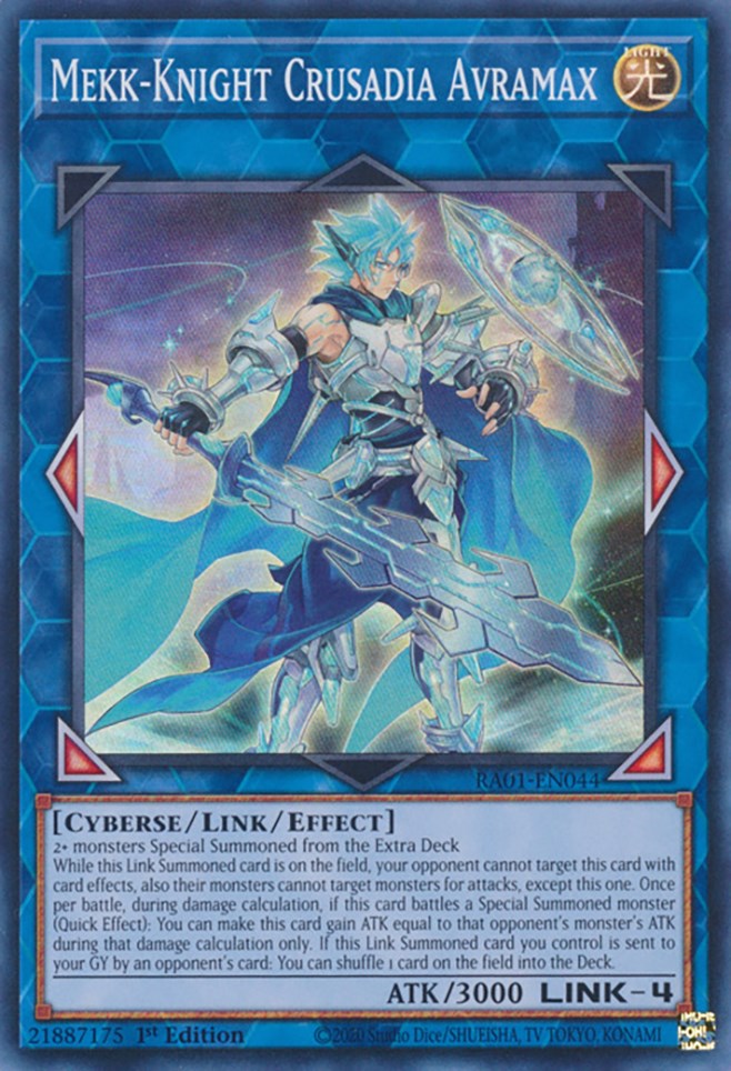 Mekk-Knight Crusadia Avramax [RA01-EN044] Super Rare | Gam3 Escape