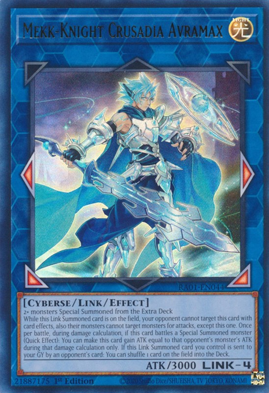 Mekk-Knight Crusadia Avramax [RA01-EN044] Ultra Rare | Gam3 Escape