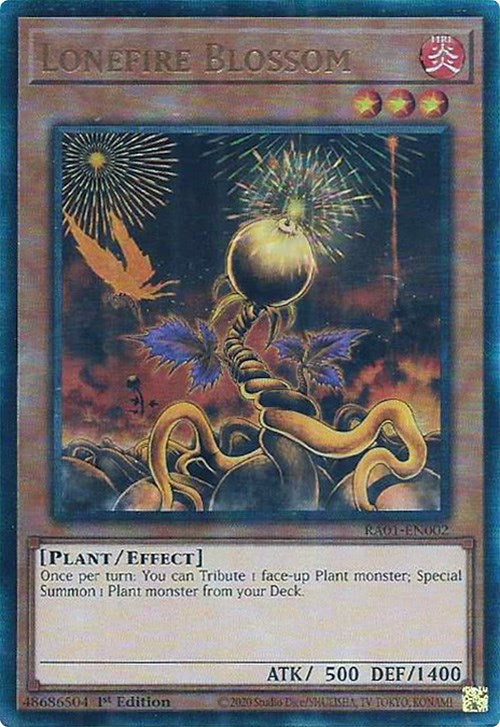 Lonefire Blossom [RA01-EN002] Prismatic Ultimate Rare | Gam3 Escape