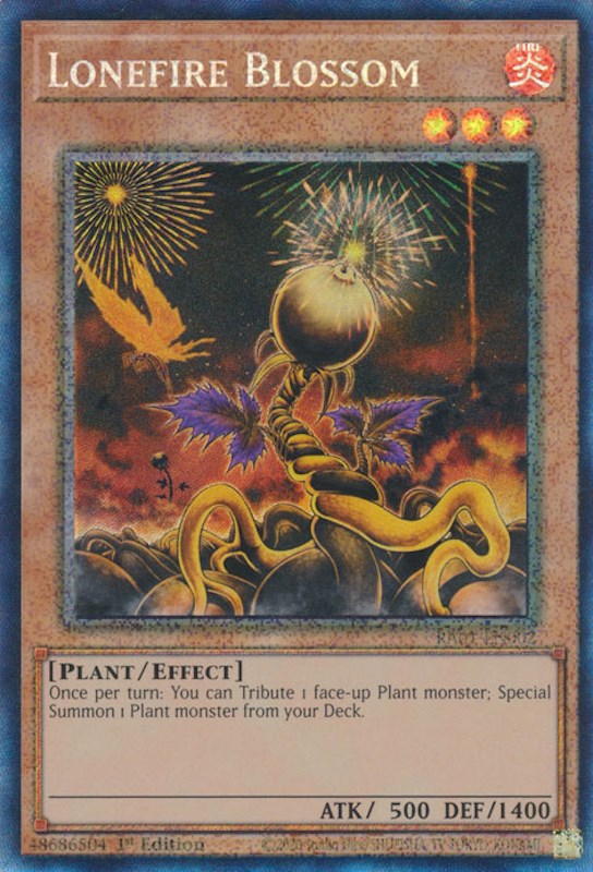 Lonefire Blossom [RA01-EN002] Prismatic Collector's Rare | Gam3 Escape