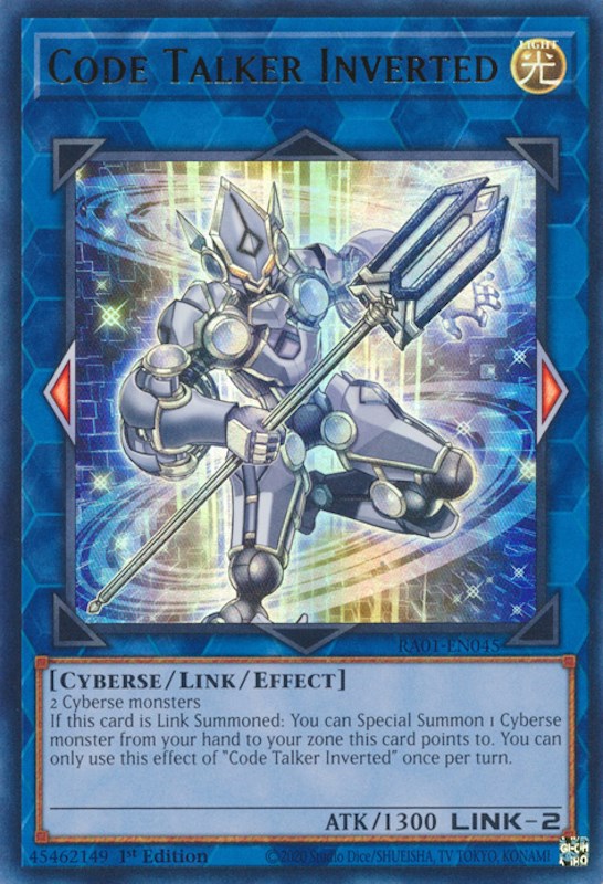 Code Talker Inverted [RA01-EN045] Ultra Rare | Gam3 Escape