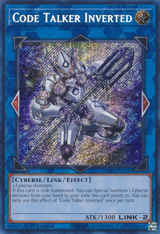 Code Talker Inverted [RA01-EN045] Secret Rare | Gam3 Escape